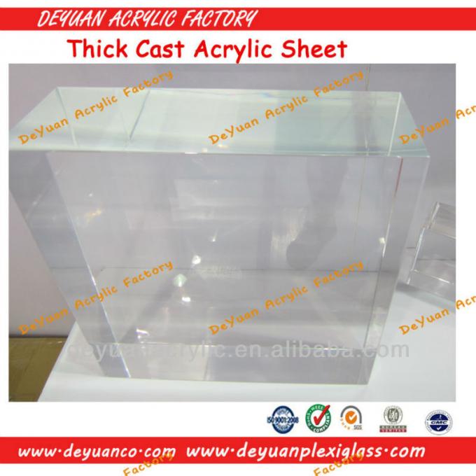 Arkusze akrylowe do akwarium / Grube akrylowe Sheet / 50mm grubości płyt akrylowych