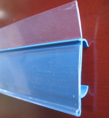 decoration supermarket display shelf Clear Plastic Shapes Extruded Profiles