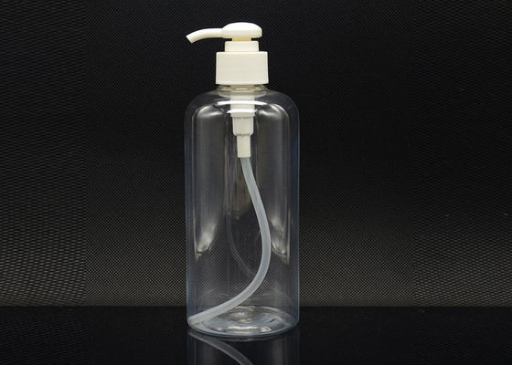 Custom Body Lotion Containers clear plastic pump bottles with Silk printing